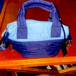 Sondra Roberts Squared Puff Style Crossbody Bag